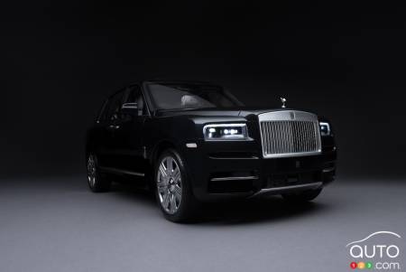 Scale model of the Rolls-Royce Cullinan, front end